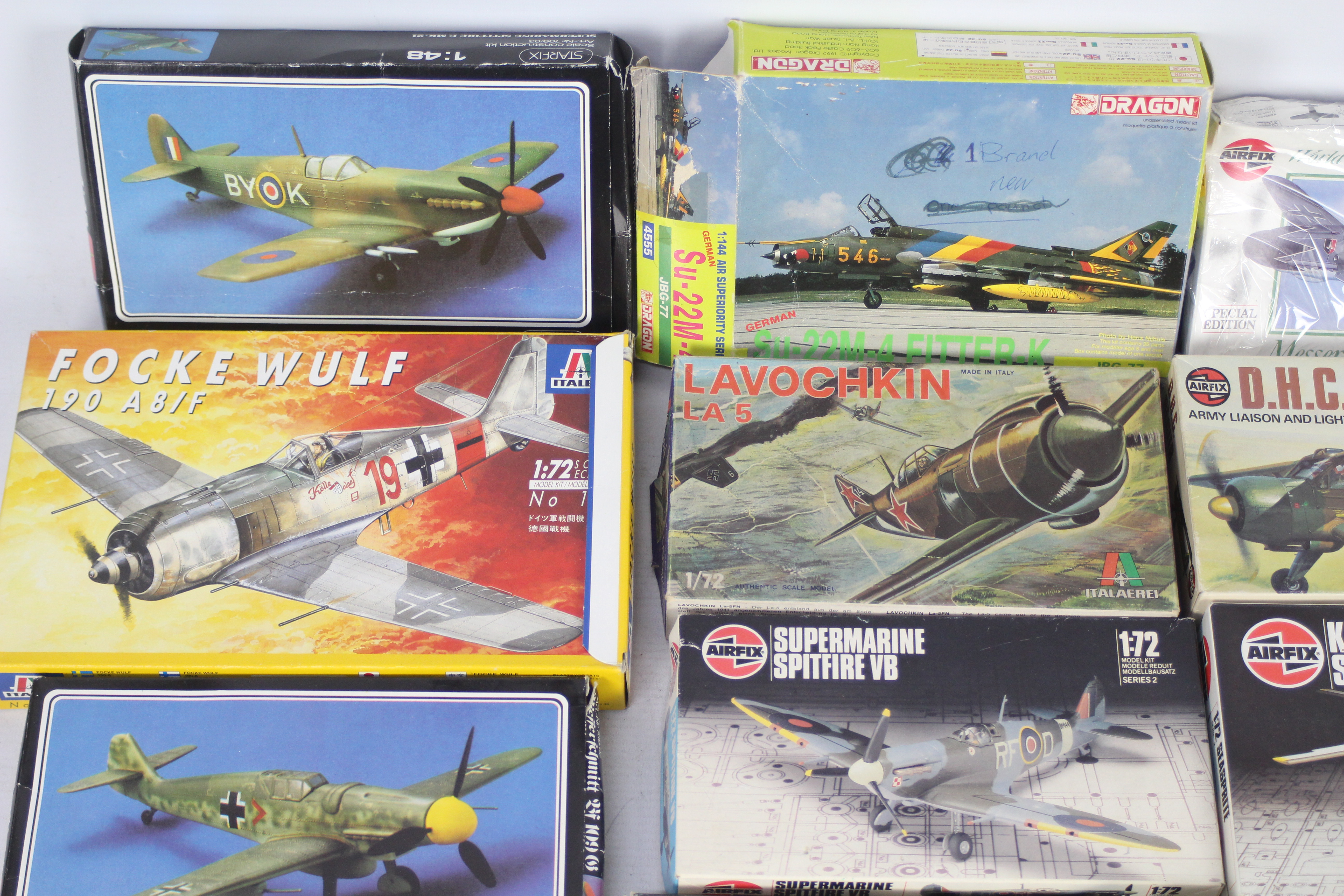 Airfix - Italeri - Starfix - Dragon - 12 x boxed aircraft model kits in mostly 1:72 scale including - Image 2 of 4