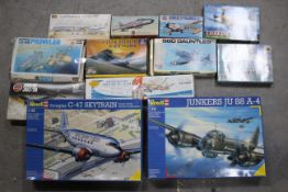 Revell - Airfix - Hasegawa - Italeri - West Wings - 12 x boxed aircraft model kits including