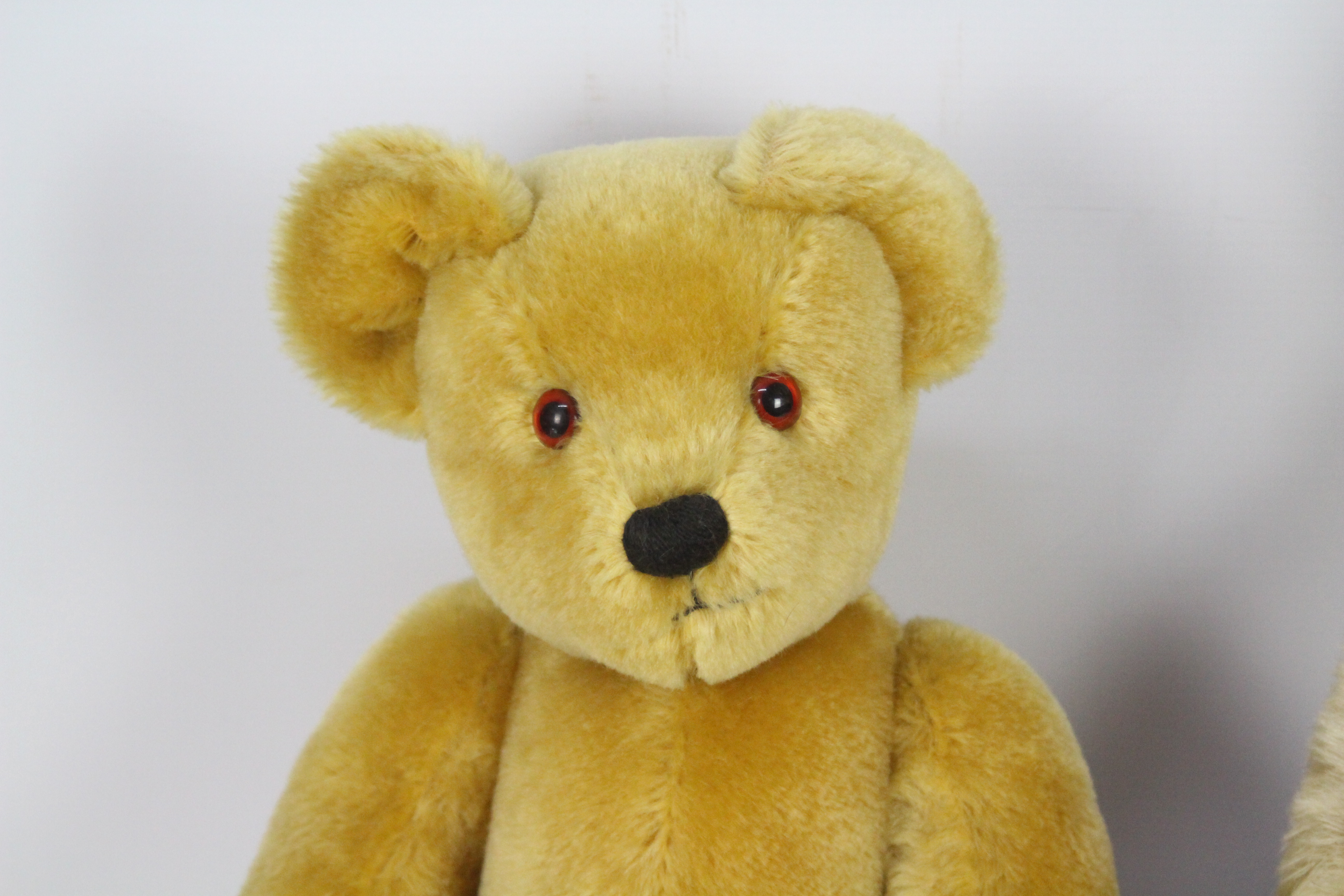 Big Softies - Two mohair teddy bears with glass eyes, - Image 3 of 7