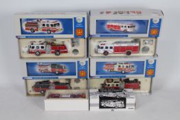 Corgi - A squad of five boxed Limited Edition diecast 1:50 scale US Fire Engines / Appliances