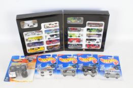 Hot Wheels - A collection of 25 x models including the full set of four Silver Series II cars,