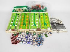 Subbuteo - 4 x boxed teams with a pitch cloth, fencing,