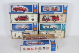 Corgi - A brigade of five boxed Limited Edition diecast 1:50 scale US Fire Engines / Appliances