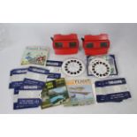 GAF - View Master - 2 x vintage View Masters with over 30 discs including ET, My Little Pony,