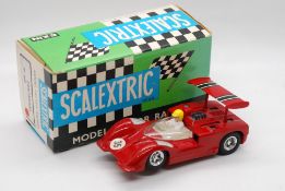 Scalextric Exin (Spain) - A boxed Scalextric Exin #4040 Chaparral.