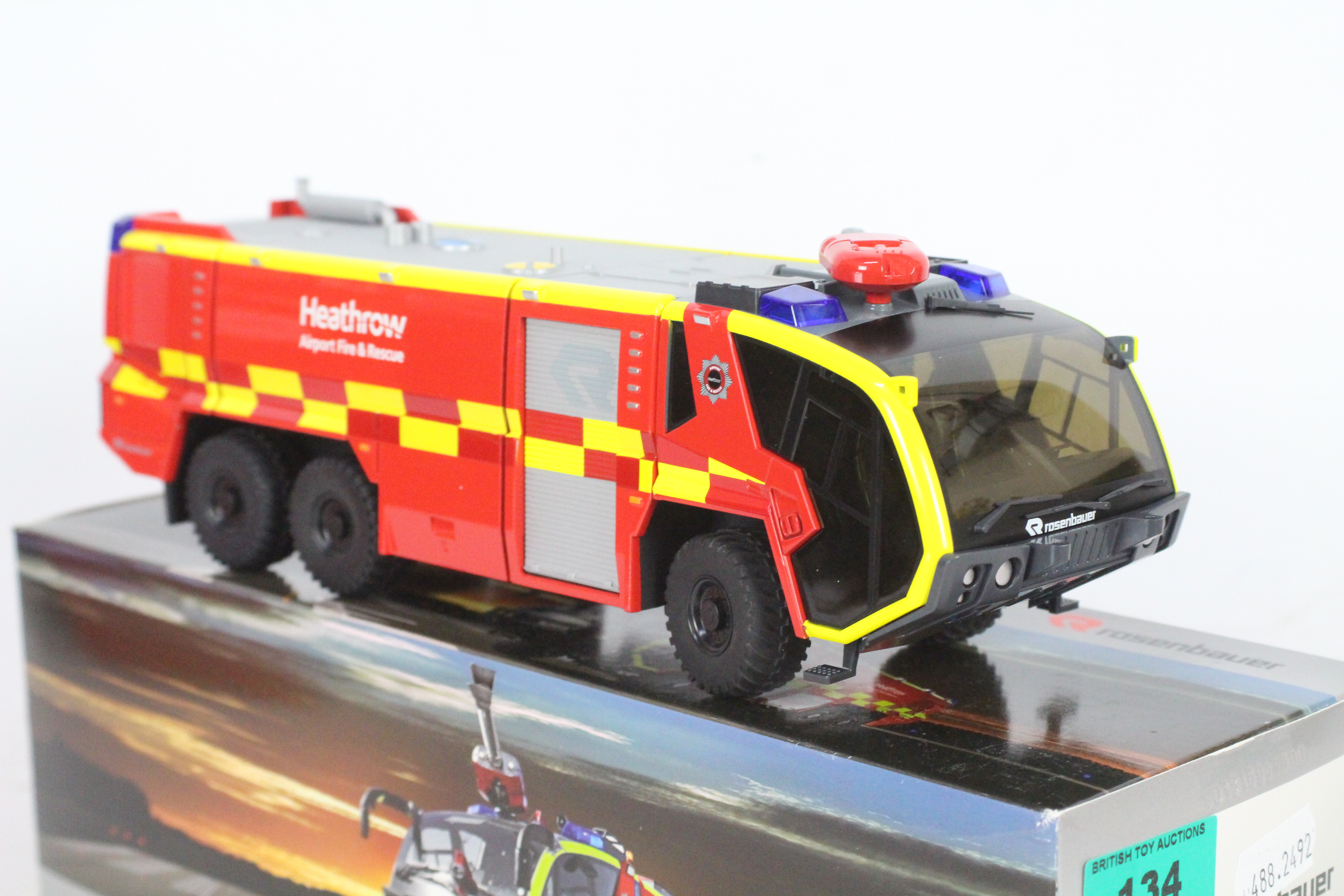 Wiking - A boxed diecast Wiking 1:43 scale Rosenbauer Panther 6x6 ARFF (Airport Rescue and Fire - Image 2 of 3