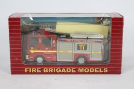 Fire Brigade Models - A boxed 1:50 scale diecast / resin Fire Brigade Models FBM 2704A Dennis