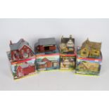 Hornby - Skaledale - 4 x boxed OO gauge Skaledale resin buildings, Brambles Cottage, Misdale House,