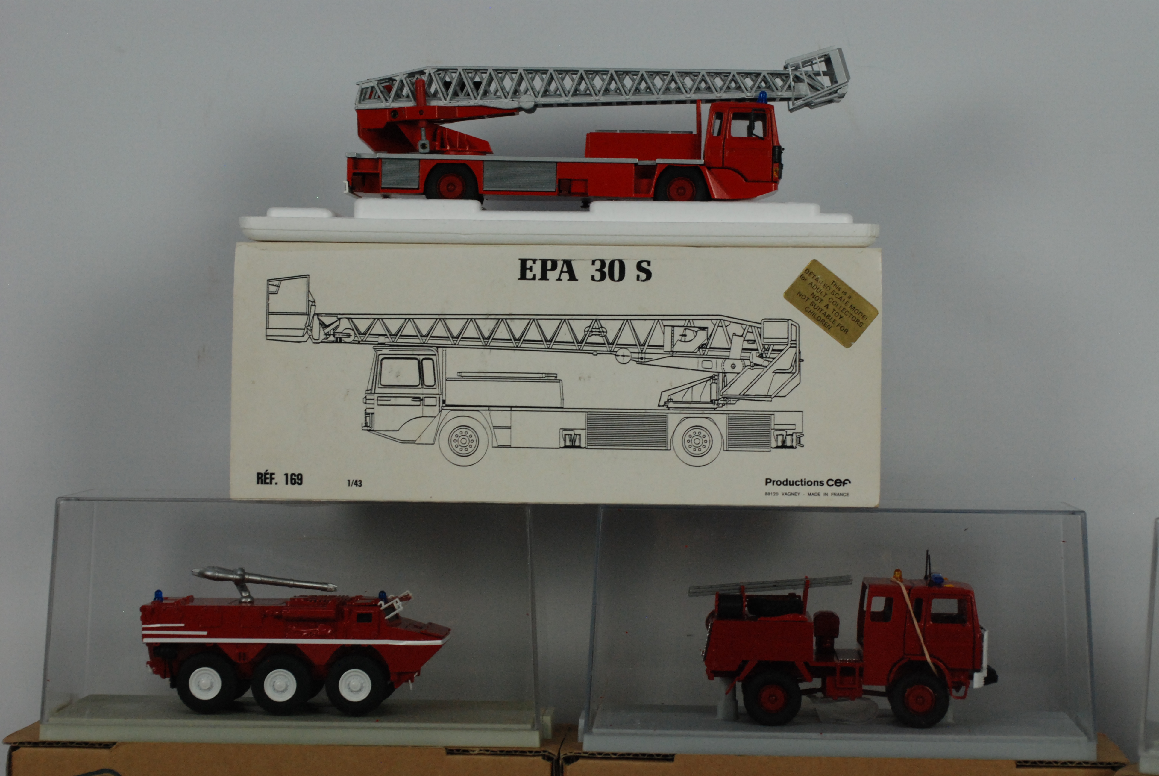 CEF Replex - Four boxed diecast 1:43 scale Fire Appliances. - Image 2 of 3