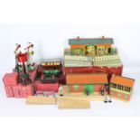 Hornby - A collection of O gauge items including a boxed Windsor Station, an unboxed Goods Depot,