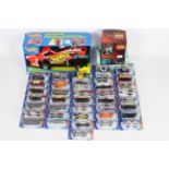 Hot Wheels - A collection of 38 x carded models including Ferrari 550 Maranello # B3852,