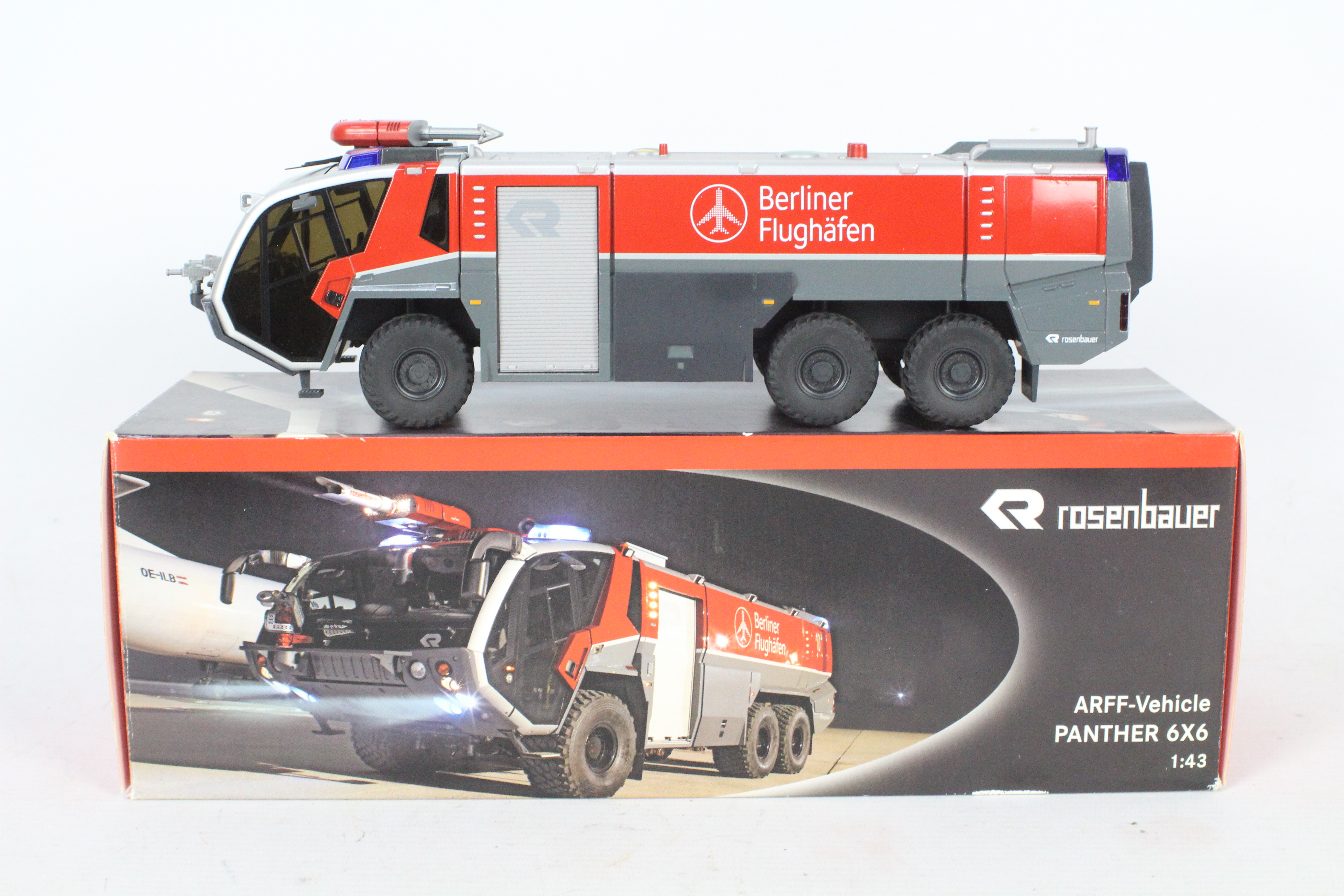 Wiking - A boxed diecast Wiking 1:43 scale Rosenbauer Panther 6x6 ARFF (Airport Rescue and Fire