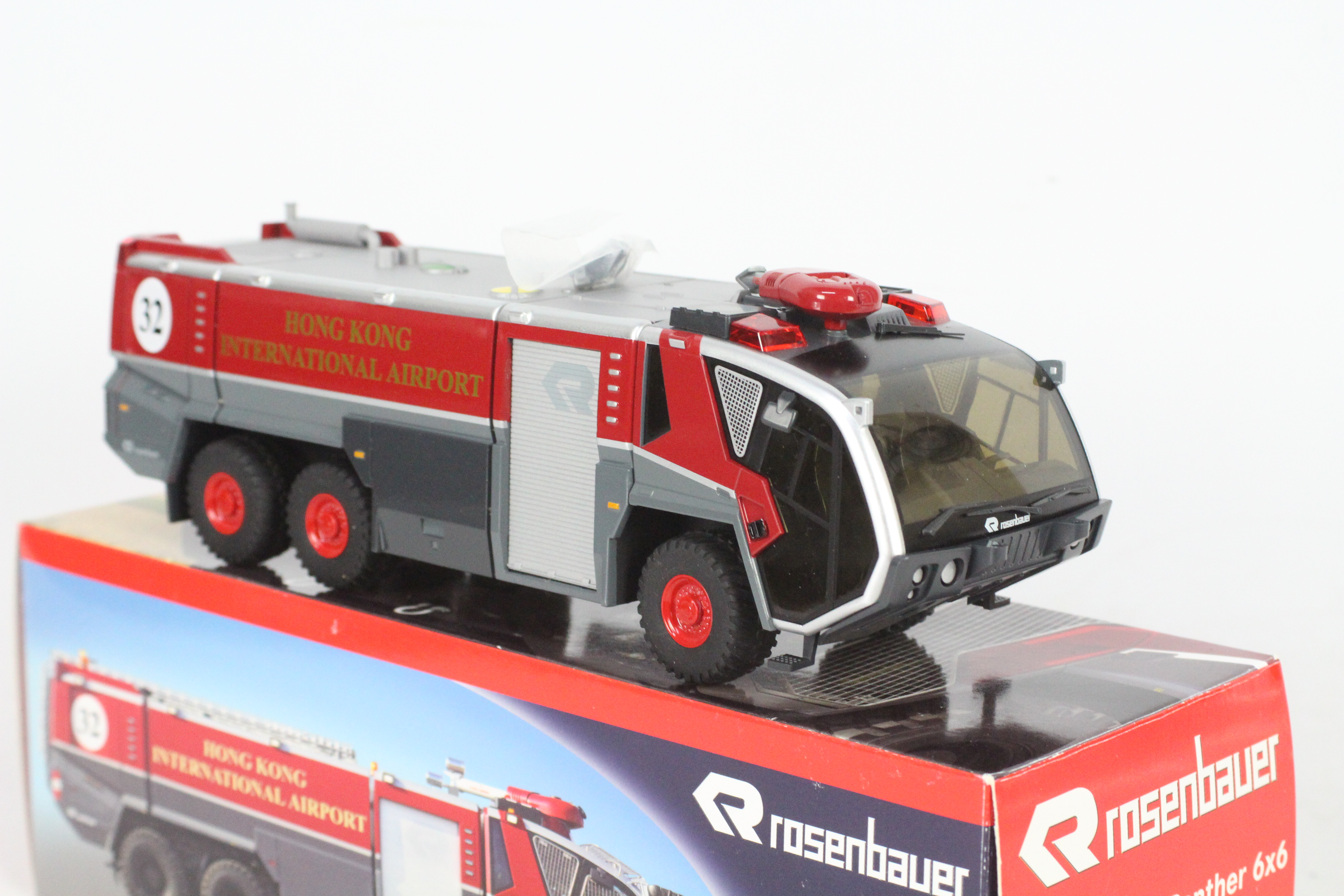 Wiking - A boxed diecast Wiking 1:43 scale Rosenbauer FLF Panther 6x6 ARFF (Airport Rescue and Fire - Image 2 of 3