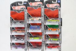 Hot Wheels - Garage Series - 12 x carded models from the 2010 U.S.