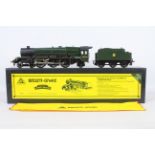 Bassett Lowke - Lowko - A rare boxed O gauge 4-6-2 steam locomotive with 2 or 3 rail running named