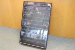 Picture Pride Displays - 4 x Wood and glass wall display cabinets suitable for cars, trains, etc.