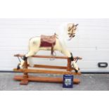 Rocking Horse - A trestle base rocking horse.