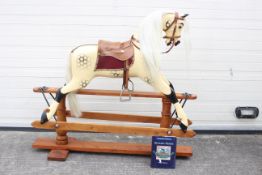 Rocking Horse - A trestle base rocking horse.