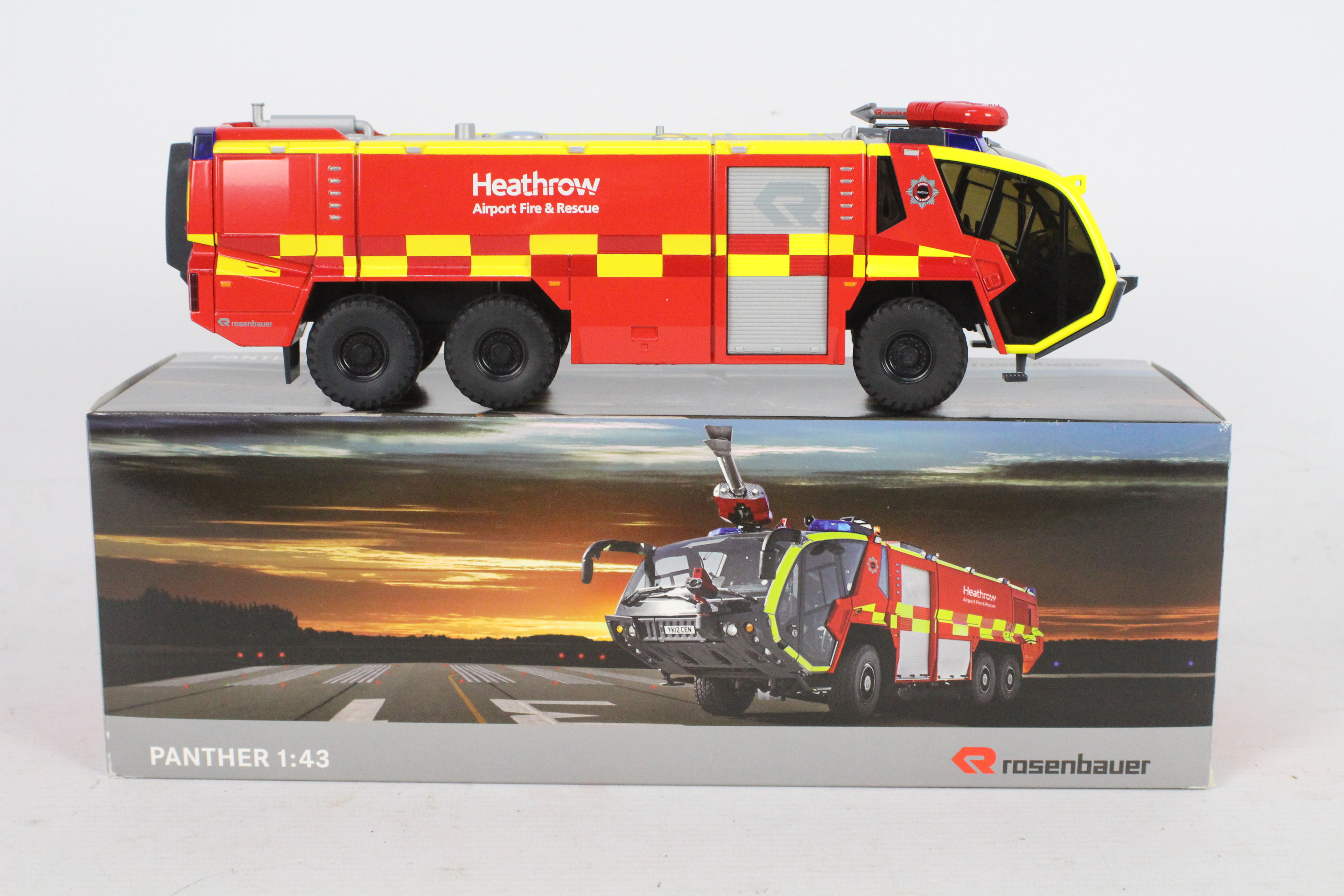 Wiking - A boxed diecast Wiking 1:43 scale Rosenbauer Panther 6x6 ARFF (Airport Rescue and Fire