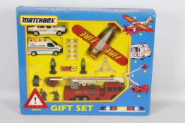 Matchbox Superkings - A boxed Matchbox Superkings EM-50 Emergency Gift Set.