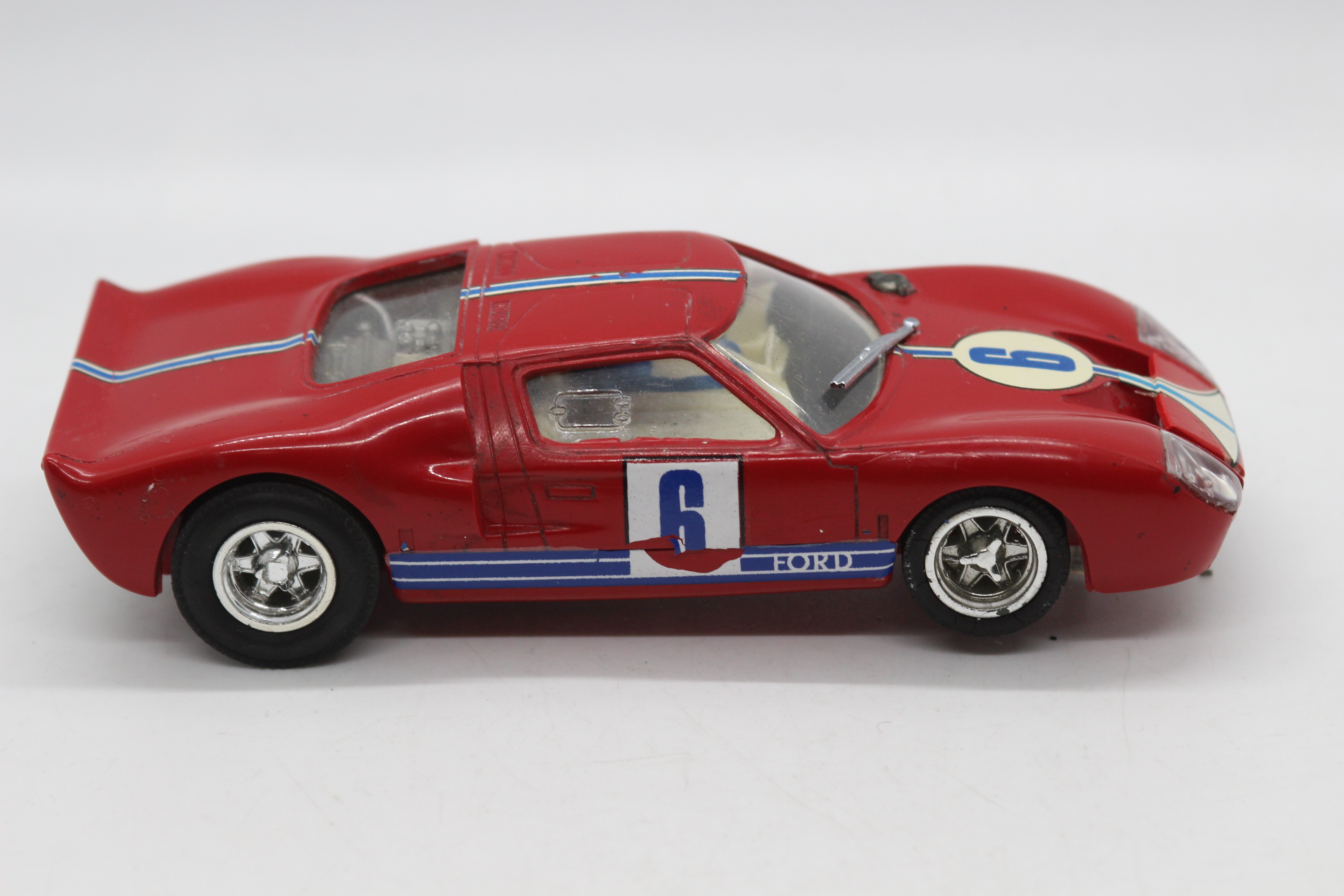 Scalextric (Exin) - An boxed Spanish made Scalextric C35 Ford GT. - Image 6 of 10