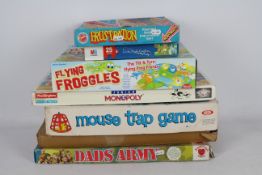 Denys Fisher - Ideal - Waddingtons - 7 x boxed games including Dad's Army, Agrihazard,