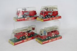 Shinsei Mini Power - Four boxed diecast Japanese Fire Engines in various scales from Shinsei.