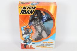 Action Man - A sky diver 1996 model boxed. Accessories complete and unopened, bubble in tact.