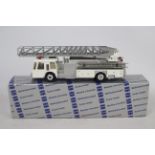 Conrad - A boxed 1:50 scale Conrad #5506 Emergency One Turntable Ladder Fire Engine.