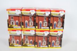 Hornby - Skaledale - 8 x boxed Bay Terraced Houses in OO scale # R8687, # R8688.