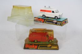 Dinky Toys - Two boxed Dinky Toys diecast Ford Transit vans.