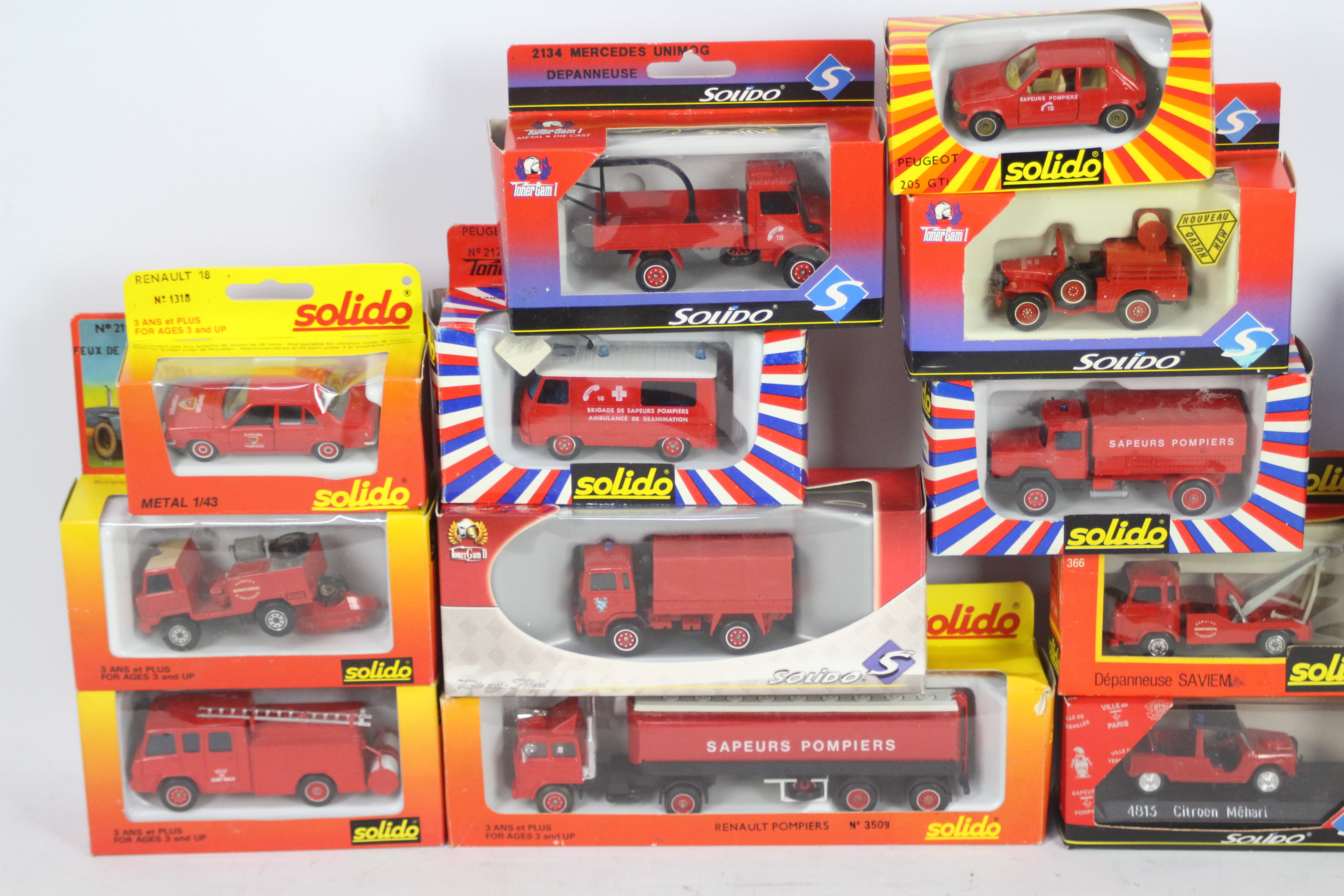 Solido - 15 boxed diecast model Fire Appliance / Vehicles from Solido. - Image 2 of 3