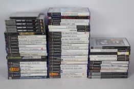 PlayStation 2 - a collection of approximately 46 games, Star Wars, Terminator, Mercenaries,