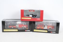 Corgi - Three boxed diecast vehicles from Corgi's 'Diecast Collectibles' North American Fire
