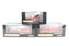 Corgi - Three boxed diecast vehicles from Corgi's 'Diecast Collectibles' North American Fire