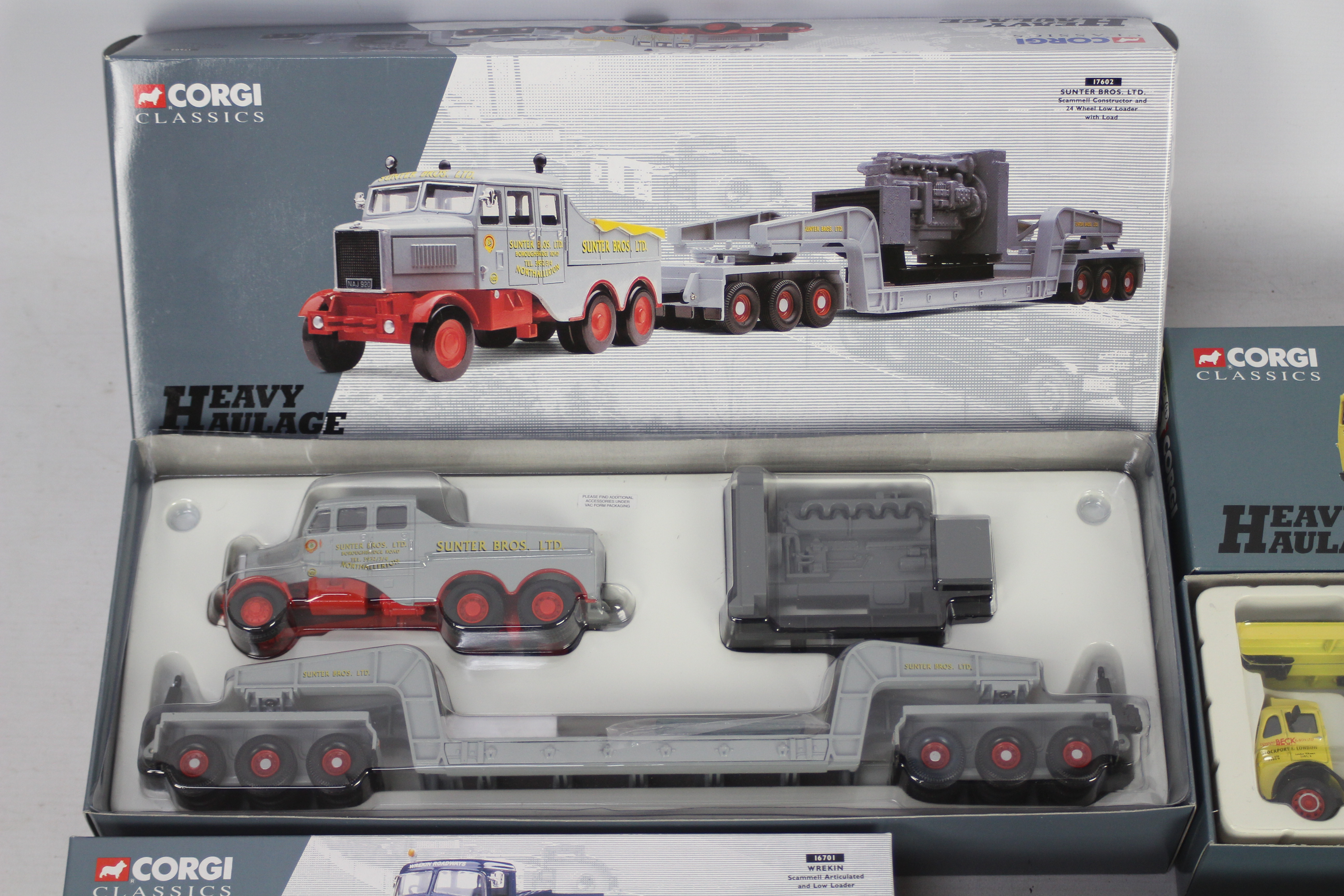 Corgi Heavy Haulage - Four boxed Limited Edition diecast commercial model vehicles from the Corgi - Image 2 of 4