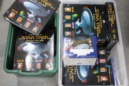 Star Trek - A large collection of Star Trek Memorabilia - Fact Files - Novels - Watch - Mug - VHS -