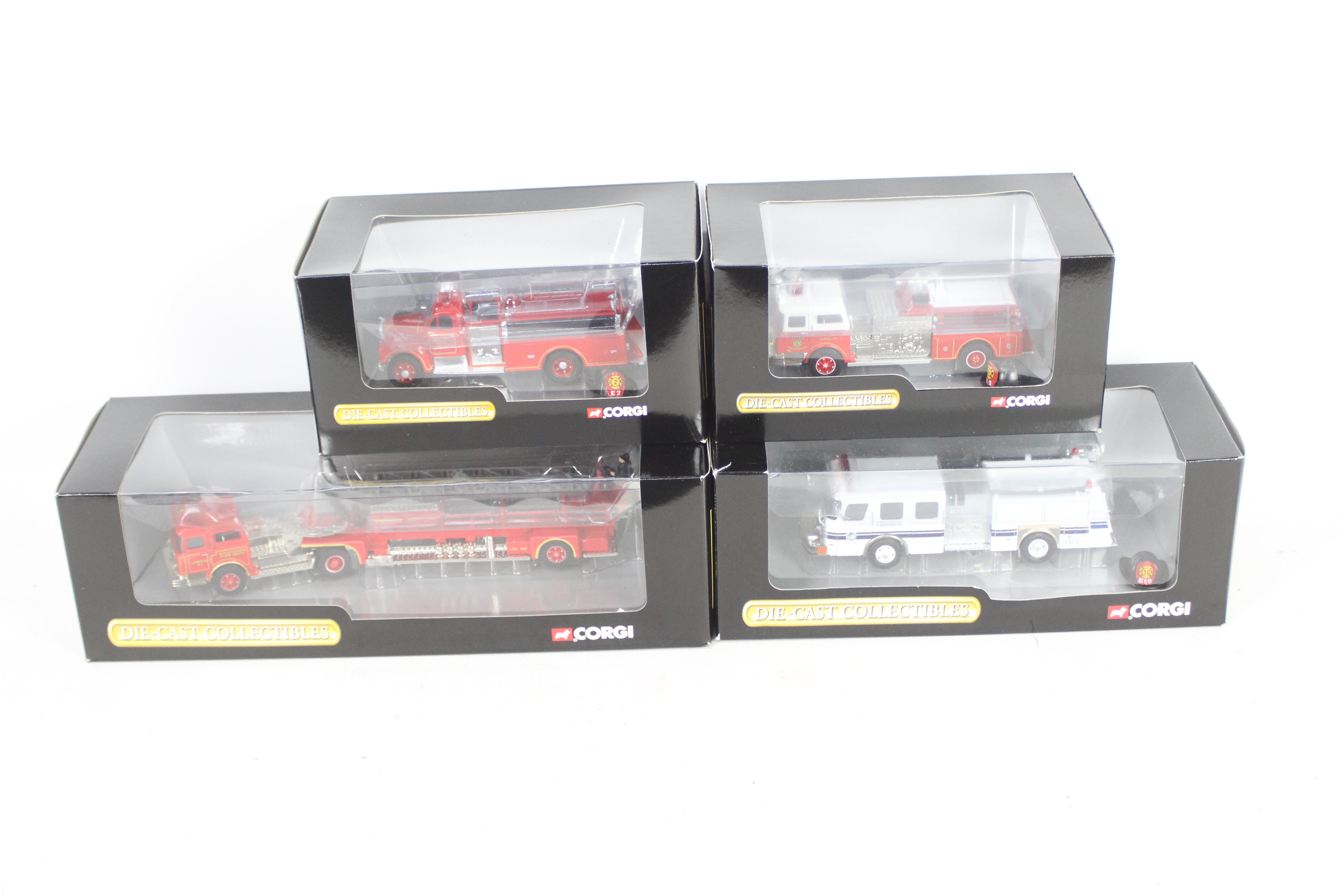 Corgi - Four boxed diecast vehicles from Corgi's 'Diecast Collectibles' North American Fire