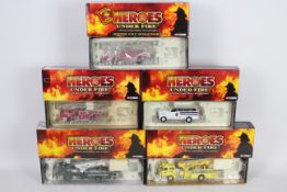 Corgi - Five boxed Limited Edition diecast 1:50 scale US Fire Engines from Corgi Classics 'Heroes