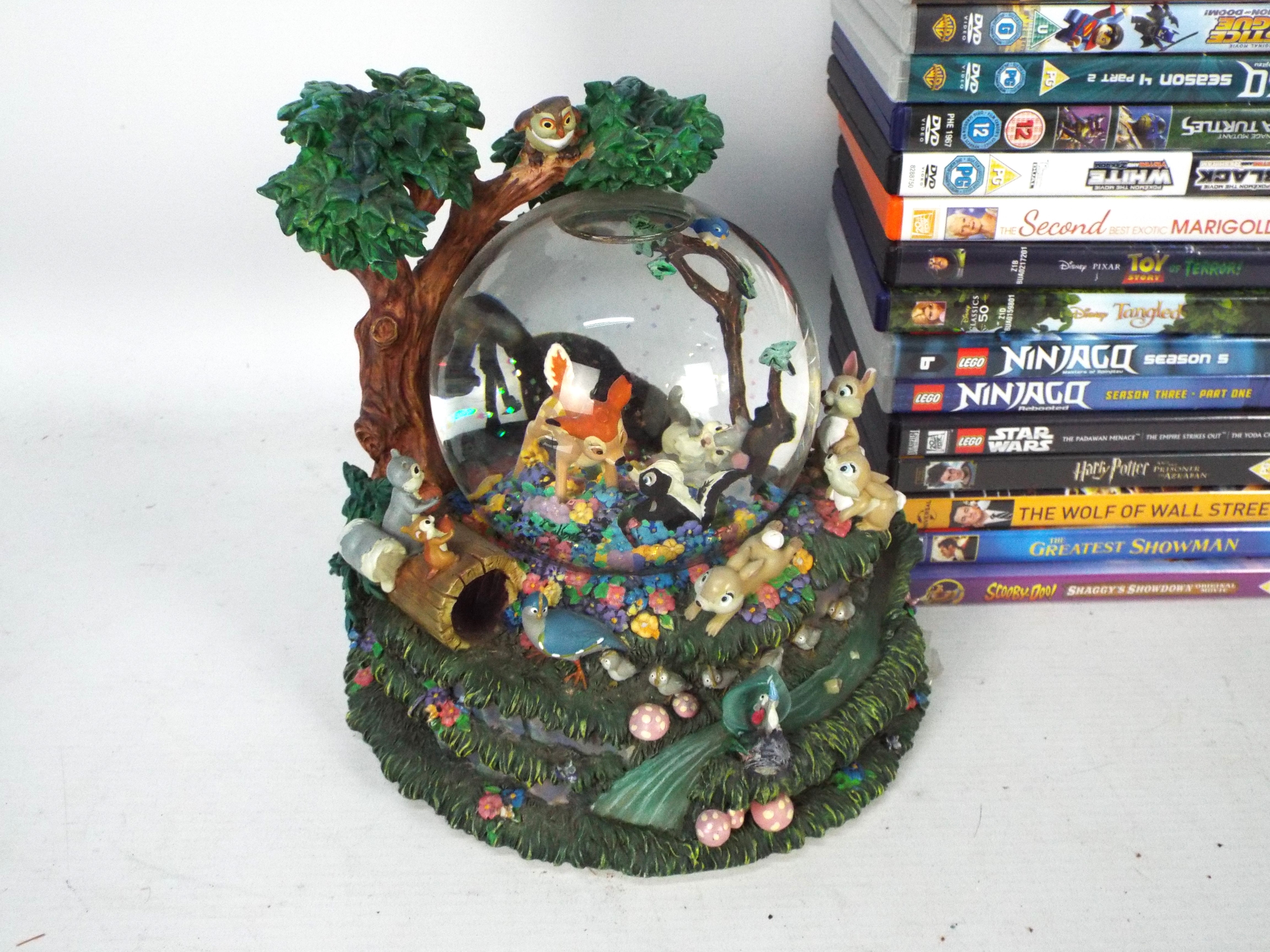 Disney - A musical snow globe depicting Bambi and friends, - Image 2 of 5