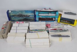 Tri-ang Minic - Tomy - Len Jordan - 25 x miniature ship models including KM Bismarck # M742,