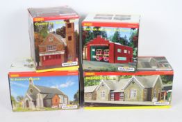 Hornby - Skaledale - 4 x buildings in OO scale including Country Fire Station # R8626,
