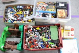 Star Wars - Lego - Playmobil - 3 boxes containing figures and toys - Star Wars - Lego - Action Man