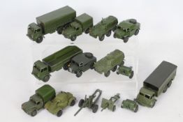 Dinky Toys - A collection of unboxed Dinky Toys military vehicles,