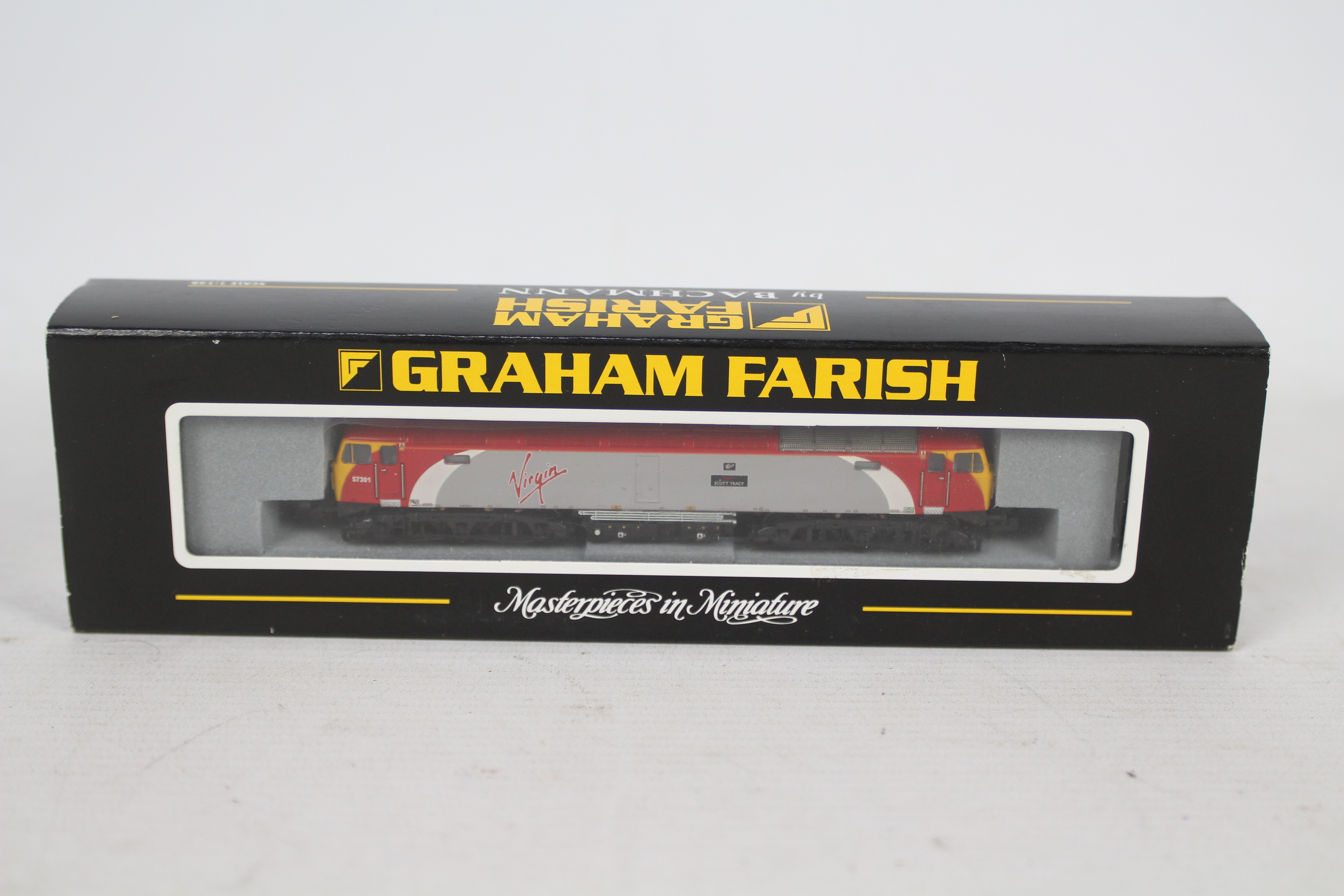 Graham Farish - Bachmann - A boxed N Gauge Class 57/3 Diesel loco number 57301 named Scot Tracy in - Image 3 of 3