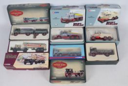 Corgi - A collection of 6 boxed Corgi die cast models to include #70001 Berliet TLR8 Semi Citerne