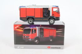 Wiking - A boxed 1:43 scale diecast Rosenbauer AT MAN TGM Fire Service Vehicle.