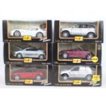 Maisto - 6 x boxed 1:24 scale models featuring BMW X5 - Plymouth Prowler 1997 - Special Edition