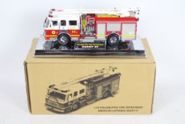 Code 3 Collectables - A boxed 1:32 scale Code 3 Collectables Philadelphia Fire Department American