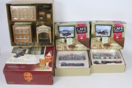 Corgi and Lledo A collection of 3 diecast vehicles and dioramas.